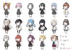  akigumo_(kantai_collection) amatsukaze_(kantai_collection) arashi_(kantai_collection) asymmetrical_legwear bangs bike_shorts black_hair black_legwear blonde_hair blue_hair blunt_bangs blush_stickers bob_cut brown_hair character_name chibi chimaki. dress elbow_gloves english full_body gloves grey_legwear hagikaze_(kantai_collection) hair_over_one_eye hairband hamakaze_(kantai_collection) hatsukaze_(kantai_collection) headgear highres isokaze_(kantai_collection) kagerou_(kantai_collection) kantai_collection kuroshio_(kantai_collection) long_hair maikaze_(kantai_collection) multiple_girls nowaki_(kantai_collection) oyashio_(kantai_collection) pantyhose pink_hair ponytail red_hair sailor_dress school_uniform serafuku shiranui_(kantai_collection) short_hair silver_hair single_thighhigh tanikaze_(kantai_collection) thighhighs tokitsukaze_(kantai_collection) twintails urakaze_(kantai_collection) white_legwear yukikaze_(kantai_collection) |_| 