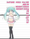  animal_ears aqua_hair bangs bare_shoulders black_footwear black_legwear blue_eyes blush boots breasts camisole cat_ears character_profile closed_mouth clothes_writing detached_sleeves eighth_note eyebrows_visible_through_hair hair_between_eyes hatsune_miku heart height_chart highres long_hair long_sleeves looking_at_viewer midriff multicolored multicolored_clothes multicolored_skirt musical_note navel nekono_rin pleated_skirt sidelocks skirt sleeveless sleeves_past_wrists small_breasts smile solo standing standing_on_one_leg stats thigh_boots thighhighs twintails vocaloid white_camisole 