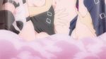  1boy 2girls animated animated_gif breasts konjiki_no_yami kurosaki_mea multiple_boys multiple_girls nipples to_love-ru to_love-ru_darkness_2nd yuuki_rito 