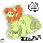  2017 adagio_dazzle_(mlp) copyright cutie_mark detailed digital_media_(artwork) dreadlocks equine fan_character female feral friendship_is_magic fusion hi_res horse jewelry looking_at_viewer mammal my_little_pony pony sanyo2100 simple_background siren smile solo standing tattoo tree_hugger_(mlp) 