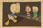  anthro avian balls being_watched bird bottomless brothers clothed clothing cub cum dewey_duck didi_(artist) duck ducktales ducktales_(2017) erection flaccid half_clothed hands-free huey_duck louie_duck male orgasm penis sibling young 