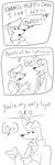  buddy_thunderstruck buddy_thunderstruck_(character) canine comic darnell_(character) dialogue dog duo ferret foxzombiej male male/male mammal mustelid 