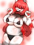  bear big_breasts bikini breasts clothing female mammal panda scarf solo swimsuit tagme wonkake 