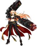  artist_request belt black_bra black_footwear black_gloves black_jacket black_pants blonde_hair blue_eyes bra choker cropped_jacket dual_wielding elsword full_body gloves goggles goggles_on_head gun holding holding_gun holding_weapon jacket long_hair looking_at_viewer official_art pants rose_(elsword) shoes skin_tight smile solo standing tempest_burster_(elsword) transparent_background underwear very_long_hair weapon 