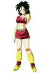  black_eyes black_hair broly dragon_ball dragon_ball_super genderswap kale_(dragon_ball) saiyan salvamakoto 