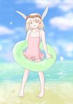  akazukin_chacha barefoot beach magical_princess standing swimsuit 