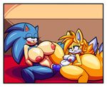  big_breasts breast_size_difference breasts canine crossgender dildo dongitos double_dildo dreamcastzx1 female female/female fox hedgehog huge_breasts mammal miles_prower nipples nude penetration sex_toy sonic_(series) sonic_the_hedgehog spread_legs spreading thick_thighs vaginal vaginal_penetration 