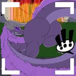  ! 2017 behemoth butt feral final_fantasy fur horn kingbeast nude solo square_enix video_games 