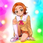  futari_wa_precure_splash_star haruyama_kazunori hyuuga_saki panties precure short_hair 