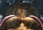  bra breasts clothing edit female naphtali photo_manipulation reptile scales scalie solo torso underwear 