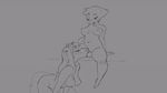  2017 all_fours animated anthro ball_suck balls bat breasts butt cum dickgirl dickgirl/female digital_media_(artwork) duo dusk_(tabuley) erection feet fellatio female ferret fur grey_background greyscale hair half-closed_eyes hand_on_head humanoid_penis intersex intersex/female long_hair looking_pleasured loop mammal monochrome mustelid navel nipples no_sound nude oral penis sex simple_background sitting sketch smile sucking tabuley tongue tongue_out 