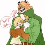  1boy 1girl age_difference carrot_(one_piece) one_piece pedro smile 