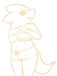  &lt;3 2017 alphys anthro blush breasts buckteeth clothed clothing digital_media_(artwork) embarrassed eyes_closed eyewear female glasses lizard minoss monochrome navel nipples pose presenting presenting_breasts reptile scalie shorts simple_background slightly_chubby solo standing teeth topless undertale video_games white_background 