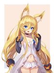  animal_ear_fluff animal_ears bangs barcode barcode_tattoo blonde_hair blue_eyes blue_flower blue_rose breasts cat_ears choker cleavage collarbone commentary_request cowboy_shot ehart elbow_gloves eyebrows_visible_through_hair eyes_visible_through_hair fang flower g41_(girls_frontline) girls_frontline gloves glowing hair_between_eyes heterochromia long_hair looking_at_viewer low-tied_long_hair miniskirt navel open_mouth red_eyes rose shirt shoulder_guard sidelocks simple_background skirt small_breasts smile solo stomach tattoo thighs twintails very_long_hair white_shirt white_skirt 