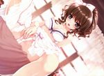  bra brown_hair hanamiya_nagisa kuroya_shinobu masturbation panties pussy_juice trumple underwear ushinawareta_mirai_wo_motomete 