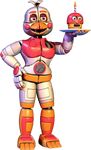  3d_(artwork) animatronic avian digital_media_(artwork) female five_nights_at_freddy&#039;s freddy_fazbear&#039;s_pizzeria_simulator funtime_chica_(fnaf) funtime_cupcake_(fnaf) machine robot scott_cawthon video_games 