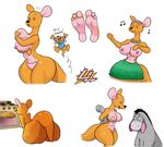  anthro big_breasts big_butt breasts butt clothing dildo disney donkey eeyore english_text equine feet female kanga kangaroo lazzylad mammal marsupial mature mother nipples nude open_mouth parent roo_(winnie_the_pooh) sex_toy soles son text toes tongue winnie_the_pooh_(franchise) young 