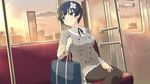  1girl senran_kagura solo tagme train yozakura_(senran_kagura) 