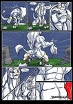  anthro balls comic dragon equine horn keanon_woods male mammal transformation unicorn 