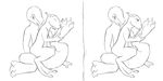  3_toes amphibian anthro c-forge_(artist) claws eyes_closed featureless_crotch feet foot_fetish foot_lick hindpaw licking nintendo paws pok&eacute;mon pok&eacute;mon_(species) sitting toes tongue tongue_out totodile unfinished unknown_species video_games webbed_feet webbed_hands 