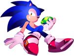  2017 7mii alpha_channel anthro chaos_emerald clothed clothing emerald_(disambiguation) footwear gloves hedgehog hi_res legwear looking_at_viewer male mammal nude quills shoes simple_background sitting smile smirk socks solo sonic_(series) sonic_the_hedgehog teeth transparent_background video_games yellow_eyes 