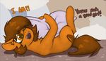  ! ? ?! brown_hair cutie_mark equine female hair hooves horse mammal marsminer my_little_pony open_mouth pillow pony solo tongue venus_spring 