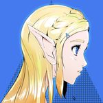  blonde_hair dh_(brink_of_memories) green_eyes highres long_hair pointy_ears princess_zelda simple_background solo the_legend_of_zelda the_legend_of_zelda:_breath_of_the_wild 