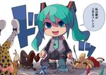  :d animal_ears arabian_oryx_(kemono_friends) arms_at_sides aurochs_(kemono_friends) blonde_hair blue_eyes boots cerulean_(kemono_friends) chibi clenched_hands cracked_floor crossover detached_sleeves empty_eyes full_body golden_snub-nosed_monkey_(kemono_friends) green_hair hat hat_feather hatsune_miku kemono_friends lion_(kemono_friends) lion_ears lion_tail long_hair looking_at_another lucky_beast_(kemono_friends) lying mikudayoo monkey_ears motion_lines multiple_girls necktie on_stomach open_mouth print_leotard sakurai_energy serval_(kemono_friends) serval_print shaded_face shirt shoe_soles shoes skirt sleeveless sleeveless_shirt smile stomping stuck tail thighhighs translated twintails vocaloid white_hair zettai_ryouiki 