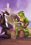  anal anal_penetration anthro anthro_on_feral anthro_penetrating_feral bestiality big_dom_small_sub cum cum_drip cum_inside cum_on_face cum_on_ground cumshot detailed_background dragon dripping ejaculation erection feral ferro_the_dragon group group_sex horn kneeling knot leaking licking licking_cum lizard lizardlars male male/male male_on_feral mech_(character) orgasm penetration penis raised_tail reptile scalie sex size_difference spitey threesome tongue tongue_out 