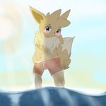  2016 anthro blush male nintendo outside penis pok&eacute;mon pok&eacute;mon_(species) rockii solo video_games 