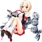  azur_lane bare_shoulders between_legs blonde_hair bridal_gauntlets detached_collar eyebrows eyebrows_visible_through_hair eyes_visible_through_hair full_body gun holding holding_gun holding_weapon juneau_(azur_lane) kaede_(003591163) leg_warmers long_hair loose_leg_warmer machinery miniskirt necktie official_art open_mouth orange_eyes pleated_skirt red_footwear red_neckwear red_skirt shirt shoes short_hair_with_long_locks sidelocks skirt sleeveless sleeveless_shirt solo straight_hair tachi-e tongue torpedo transparent_background turret weapon white_legwear 