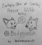  2017 anthro canine disney fox fur male mammal nick_wilde sketch theblueberrycarrots zootopia 