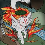  amaterasu canine deity dragonofdarkness13 female mammal video_games wolf ōkami 