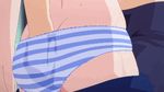  animated animated_gif ass ass_grab himekawa_ami panties striped_panties tenioha!_onna_no_ko_datte_honto_ha_ecchi_da_yo? 