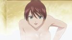  1girl agent_aika aika_zero animated animated_gif bounce bouncing_breasts breasts female large_breasts nipples nude shingai_eri talking 