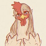  avian bird bubonikku chicken female feral looking_at_viewer solo 