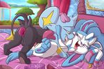  2017 anal anal_penetration balls bed buttplug eeveelution erection female feral fuf lying male male/female missionary_position nintendo on_back open_mouth penetration penis pok&eacute;mon pok&eacute;mon_(species) pussy pussy_juice saliva sex sex_toy shinx shiny_pok&eacute;mon spread_legs spreading sylveon vaginal vaginal_penetration video_games 