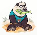  2016 anthro bear claws clothed clothing fur hi_res male mammal panda super-tuler tairu 