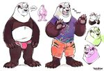 2016 anthro baseball_cap bear clothed clothing fur hat male mammal panda super-tuler tairu 