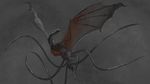  2017 digital_media_(artwork) dragon dsw7 feral membranous_wings solo spread_wings wings wyvern 