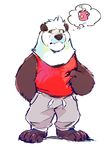 2016 anthro bear claws clothed clothing fur hi_res male mammal panda super-tuler tairu 