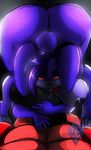  abs absurd_res animatronic big_breasts big_butt bonnie_(fnaf) breasts buckteeth butt female first_person_view five_nights_at_freddy&#039;s hi_res huge_butt jeffron lagomorph looking_at_viewer lying machine male male/female male_pov mammal on_back rabbit robot saliva teeth thick_thighs tongue tongue_out video_games voluptuous wide_hips 