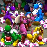  2017 after_sex areola blue_eyes blue_yoshi breasts cum cum_everywhere cum_in_mouth cum_in_pussy cum_inside cum_on_body egg eggmaker female gangbang green_yoshi group group_sex half-closed_eyes kitsune_youkai looking_back male male/female mario_bros messy nintendo nipples open_mouth penis pink_yoshi precum purple_yoshi pussy red_yoshi sex tongue tongue_out twilight_stormshi_(character) video_games yellow_yoshi yoshi 