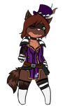  2017 borderlands chibi clothed clothing cosplay female hair mad_moxxi mammal meep procyonid raccoon silvy smile solo video_games 