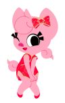  chinese_clothing chinese_dress chinese_new_year clothed clothing dress gaturo mammal mina_(gaturo) pig pink_skin porcine 