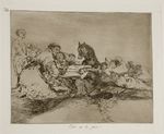  1820 19th_century book canine clenched_teeth clothed clothing crowd etching feathers female francisco_goya fur group hi_res human kneeling license_info loose_feather male mammal nude public_domain quill robe scroll semi-anthro simple_background sitting spanish_text teeth text the_disasters_of_war traditional_media_(artwork) wolf writing_text 