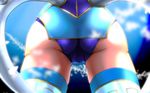  artist_request ass blue_rose_(tiger_&amp;_bunny) crotch highres solo swimsuit tiger_&amp;_bunny 