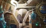  book chain hat original sachi_(yumemayoi) scenic stairs 