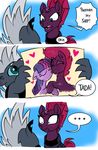  &lt;3 ... 2017 anthro blush broken_horn emositecc equine eye_scar female female/female fizzlepop_berrytwist_(mlp) friendship_is_magic grubber_(mlp) hedgehog horn kissing male mammal my_little_pony my_little_pony_the_movie scar tempest_shadow_(mlp) twilight_sparkle_(mlp) unicorn 