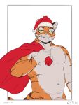 3:4 anthro christmas epic_games felid fortnite hi_res holidays lyrobr male mammal oscar_(fortnite) pantherine solo tiger